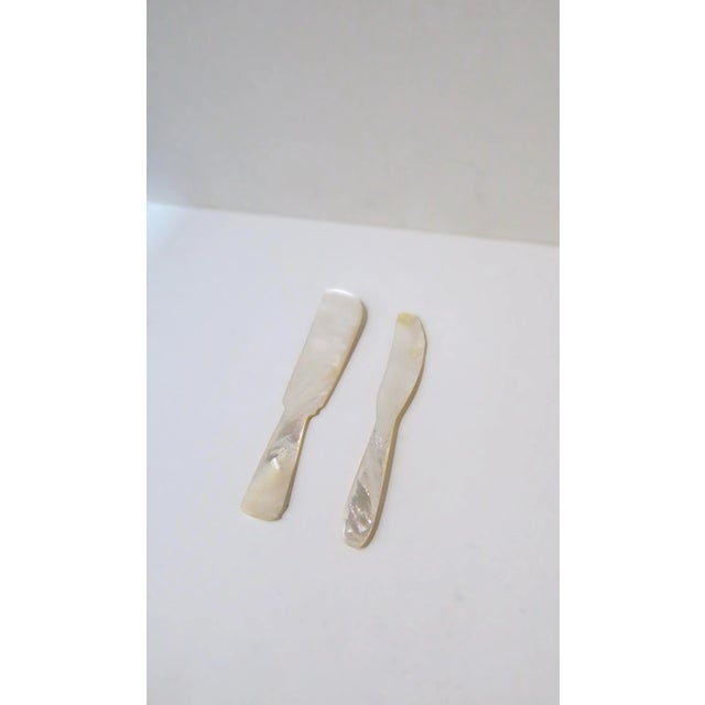 Late 20th Century Mother of Pearl Caviar Knife Spreaders For Sale - Image 5 of 7
