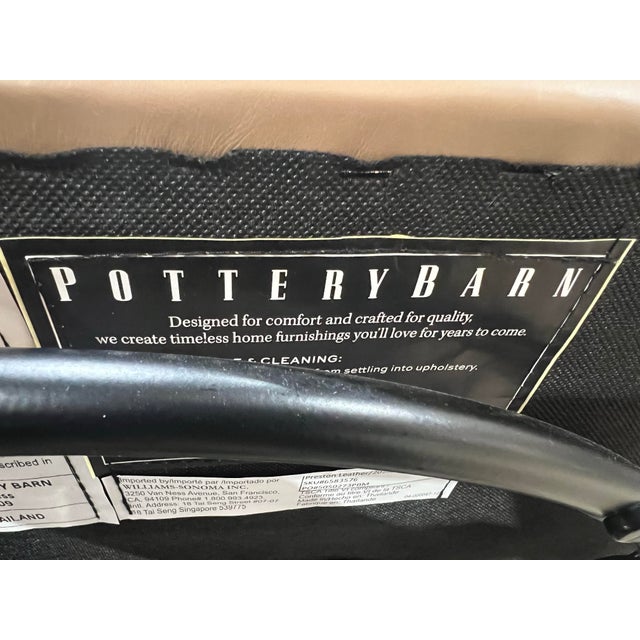 2020s Pottery Barn "Preston" Swivel Club Chair For Sale - Image 5 of 5