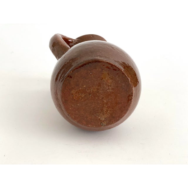 Rustic French Pottery Pitcher For Sale - Image 9 of 10