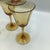 Traditional Vintage Amber Crystal Port Glasses - Set of 7 For Sale - Image 3 of 12
