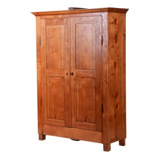 Neo-Classical Wardrobe in Ash, Czech, 1820s For Sale