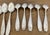 French Art Deco Silverplate Silverware, C. 1940's- Set of 37 For Sale - Image 10 of 11