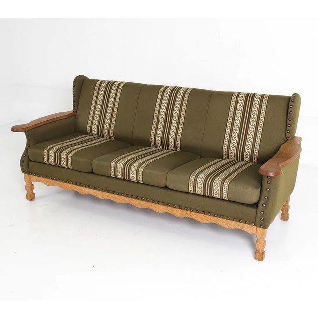 Fine Danish Mid Century Modern Sofa Traditional Design For Sale - Image 14 of 17