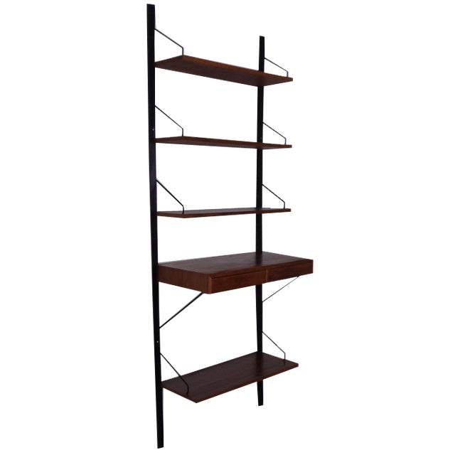 Modular Royal Teak Shelving System by Poul Cadovius for Cado, 1960s, Set of 7 For Sale