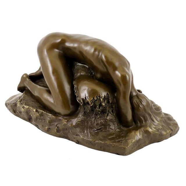 Modern Brown Patinated Sculpture, 20th Century, Bronze For Sale - Image 4 of 10