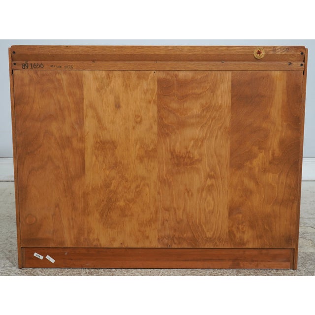 Stickley Mission Oak 40 Inch Low Open Bookcase For Sale - Image 11 of 13