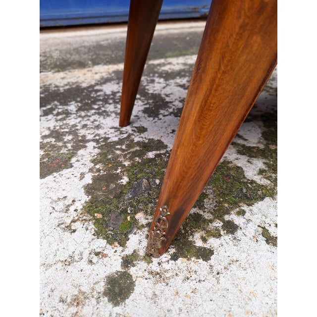 Briar and Glass Bedside Tables, Italy, 1950s, Set of 2 For Sale - Image 12 of 17