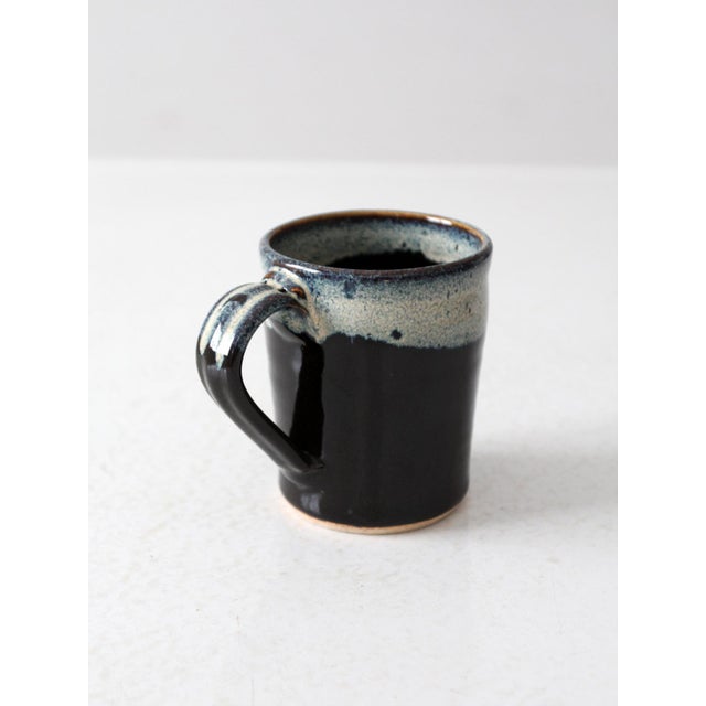 Vintage Rustic Studio Pottery Mug For Sale - Image 6 of 10