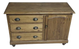 Antique Pine Dresser Base From England