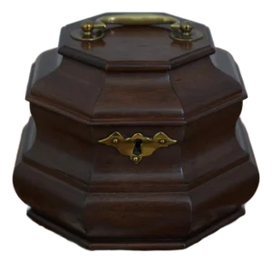 Virginia Metalcrafters Octagonal Tea Caddy Colonial Williamsburg