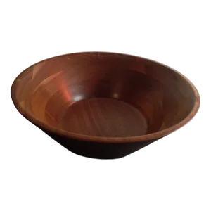 Vintage Genuine Walnut Bowl, Made in Usa