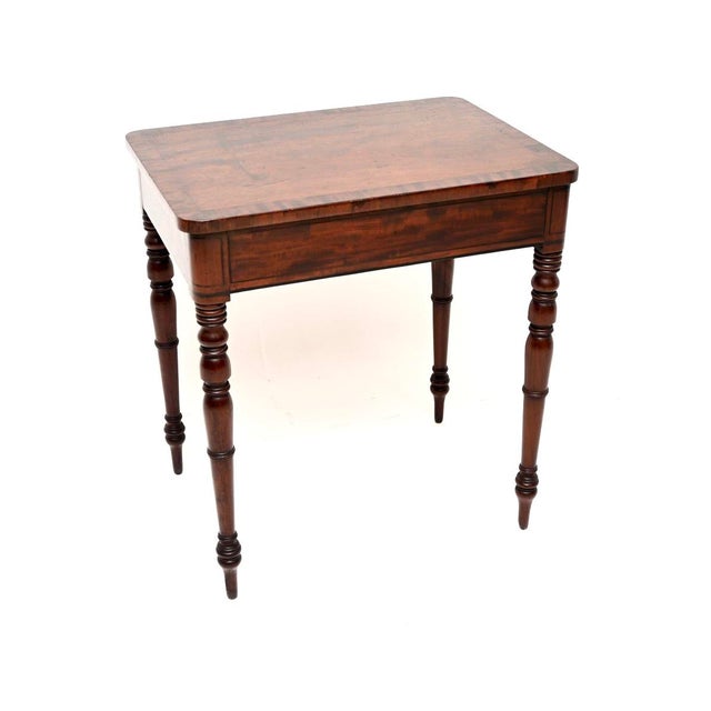 Antique Georgian Side Table, 1820 For Sale - Image 11 of 11