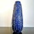 An extra large 1970s 'Bernina' décor floor vase Nr. 256/52 in deep blue with white highlights from SCHEURICH KERAMIK....