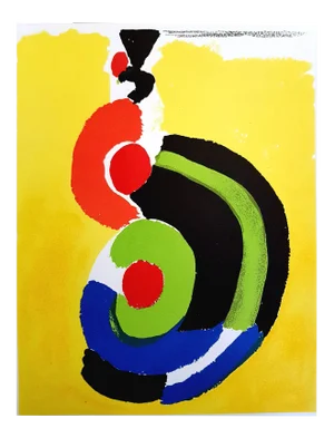 Sonia Delaunay - Composition - Original Lithograph 1972
