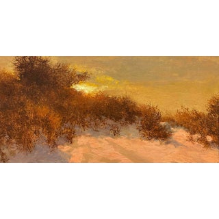 Evening Dune by Shawn Krueger | Oil on canvas panel Landscape with dunes and sunset light. For Sale