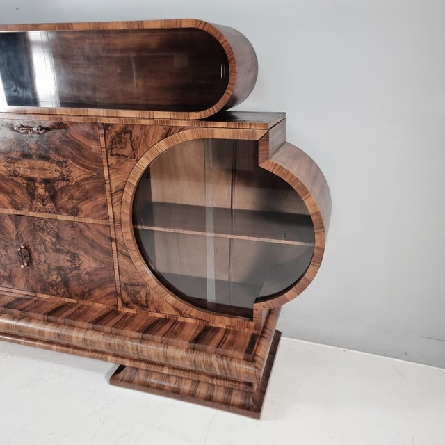 1940s Art Deco Display Sideboard, 1940s For Sale - Image 5 of 10