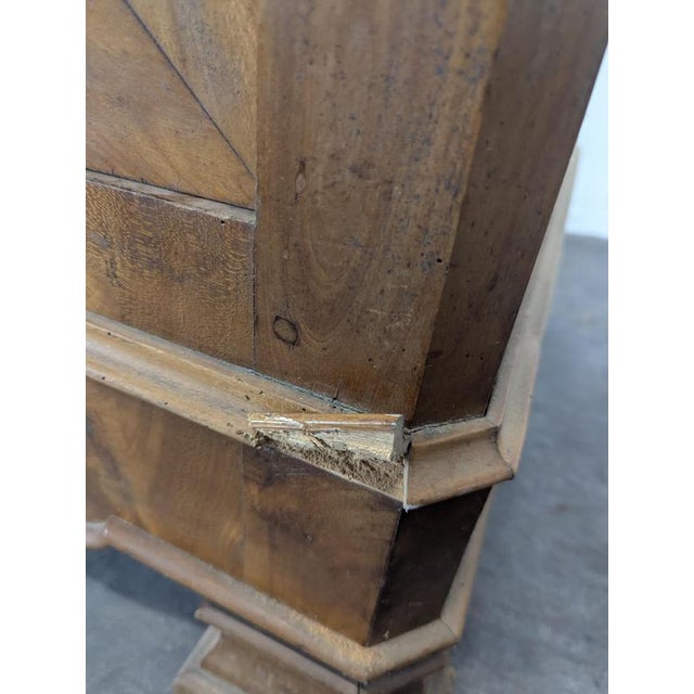 Louis Philippe Sideboard in Walnut and Walnut Burl For Sale - Image 10 of 12