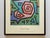 Mid-Century Modern Paul Klee Vintage 1986 Lithograph Print Framed Modernist Poster " Heroische Rosen " 1938 For Sale - Image 3 of 15
