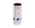 A West German "Capri" vase produced by Schlossberg. This mid-century vase has a repeated blue and white swirl pattern...
