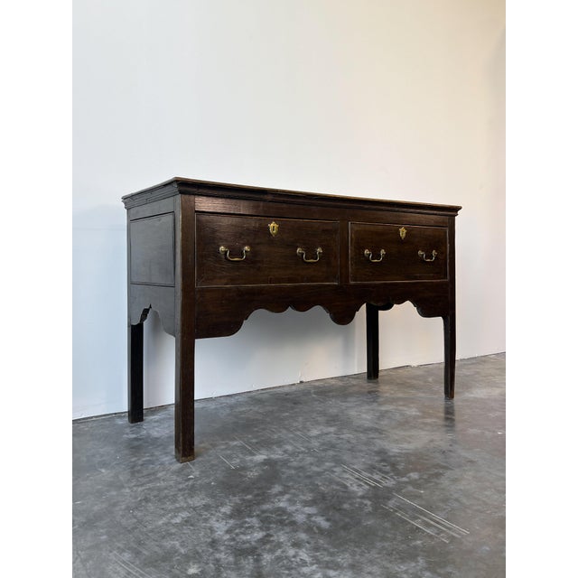 18th Century English Oak Server/Console Table For Sale - Image 4 of 7