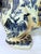 24" Nanking Blue White Porcelain Chinese Temple Guardian Lion Foo Dog Sheshi, Canonbury For Sale - Image 14 of 16