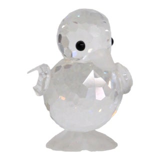Swarovski Crystal Beauties of the Lake Series Mini Standing Duck Figurine 5077b For Sale