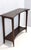 Vintage Italian Ebonized Beech Console Table with Lower Shelf, 1980s For Sale - Image 4 of 9