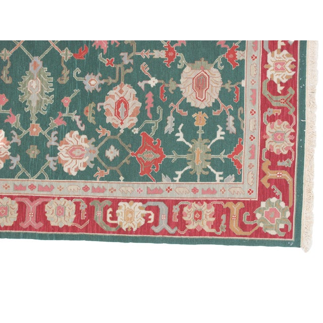 Traditional Late 20th Century Sumak Rug 8'x10' For Sale - Image 3 of 4