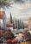 Late 20th Century Original Oil on Canvas of Countryside Bridge and Garden For Sale In Raleigh - Image 6 of 10