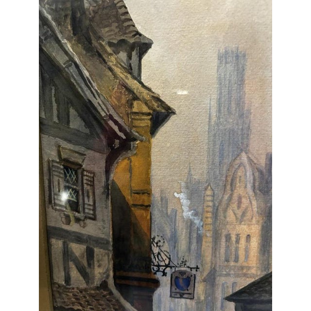Charles James Keats, Bruges, Watercolour, Framed For Sale - Image 6 of 18