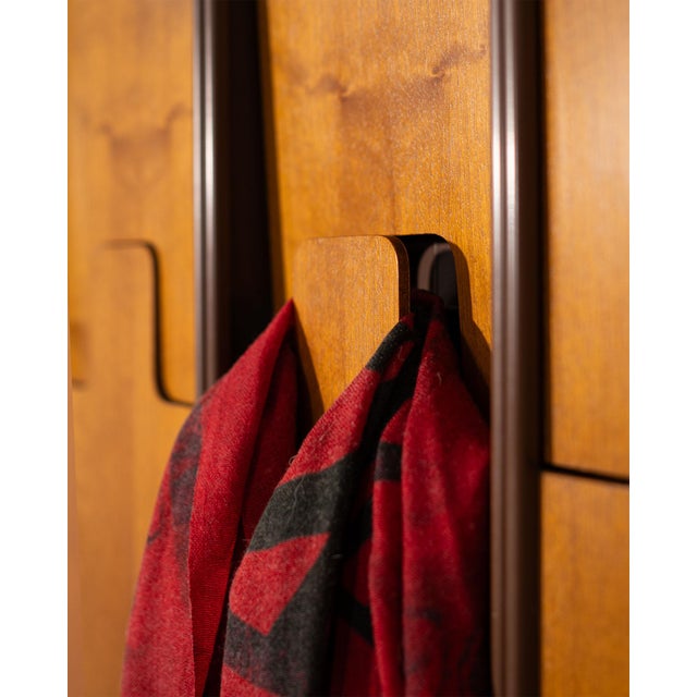 Gronda Coat Hanger by Luciano Bertoncini for Elco, Italy, 1970s, Set of 5 For Sale - Image 9 of 12