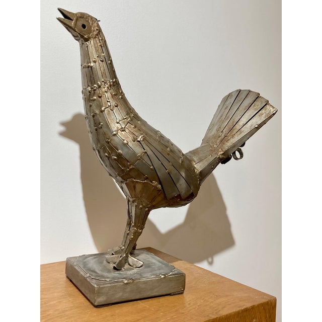 Large Metal Bird, 1970, in Very Good conditions. Designed 1970 to 1979