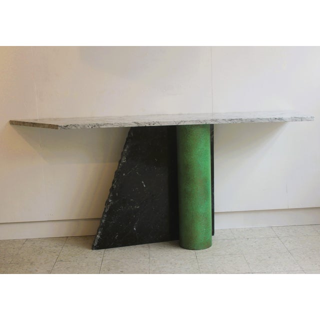 Italian Ambiguità Console Table by Lella and Massimo Vignelli for Casigliani, 1980s For Sale - Image 6 of 18