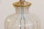 Pair of Mid 20th Century Italian White and Clear Glass Murano Style Lamps For Sale In West Palm - Image 6 of 7