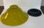 Glass Vintage Mid-Century Mustard Yellow Art Glass Pedestal Bowl 12” Diameter For Sale - Image 7 of 10