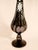 Mid-Century Modern 1960s Signed D Barbour Fenton Thumbprint Black Hand Painted Bud Vase For Sale - Image 3 of 11
