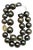 Diamond Tahitian Pearl Necklace 14k Gold Certified For Sale