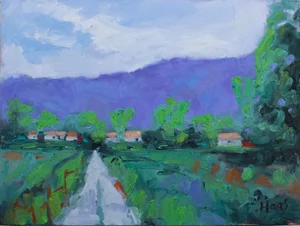 Modern Impressionist Oil Painting Landscape