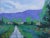 Quiet Places & Journeys — Green Valley (Original Oil Landscape) For Sale
