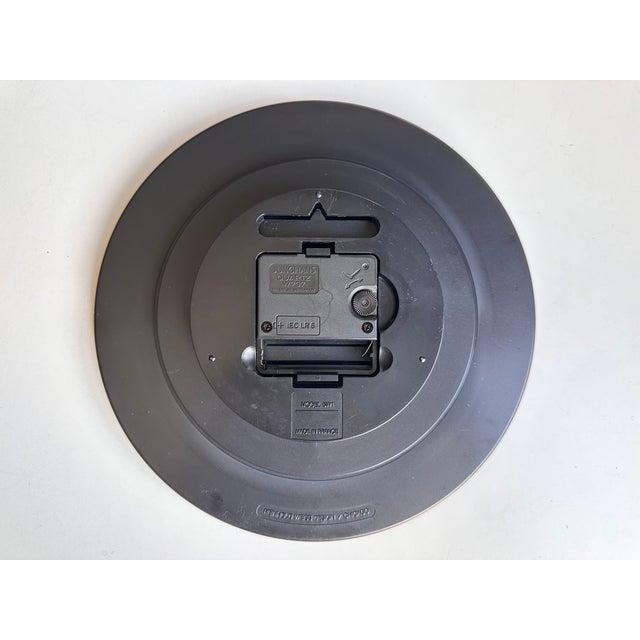Minimalist Wall Clock 5W1 by Reinhold Weiss for Junghans, Germany, 1990s For Sale - Image 9 of 12
