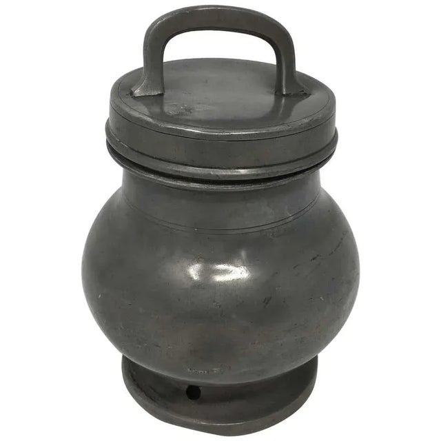 Gray Antique Mid 19th Century French Pot à Bouillion, Soup Carrier For Sale - Image 8 of 8