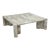 Gae Aulenti Jumbo Coffee Table, Arabescato Marble, Knoll, 1960's For Sale