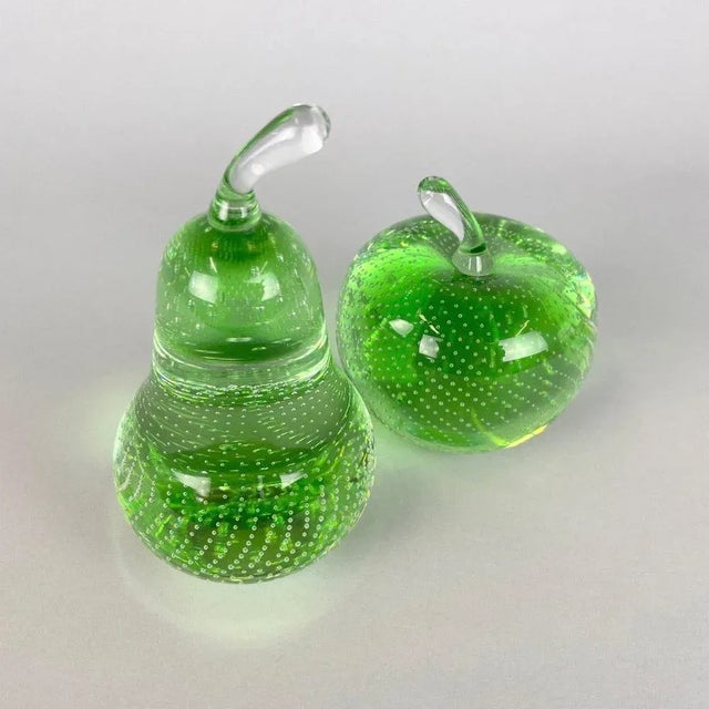 Glass Glass Paperweights by Milan Metelák, 1970s, Set of 2 For Sale - Image 7 of 11
