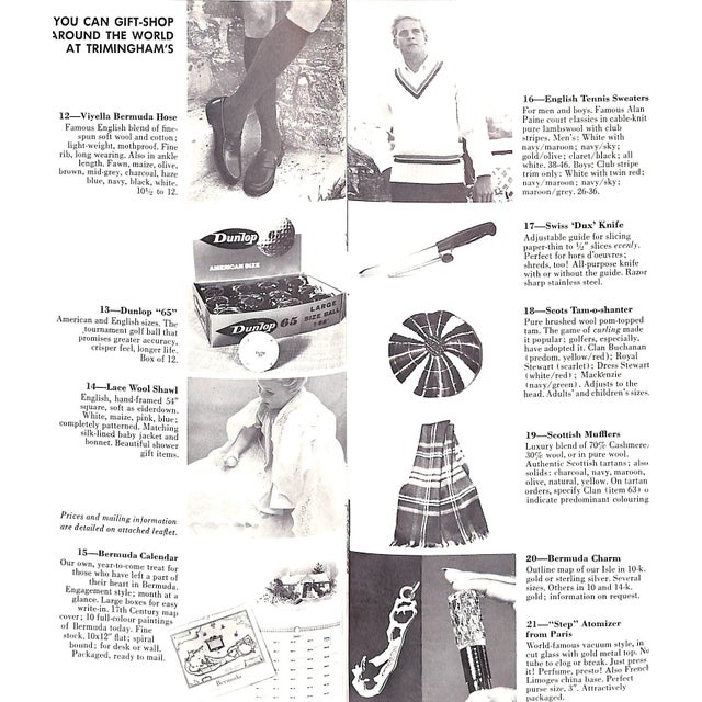 Paper Mid 20th Century Treasures From Trimingham's Bermuda For Sale - Image 7 of 9