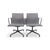 Grey EA 107 Desk Chair by Charles & Ray Eames for Vitra For Sale - Image 13 of 13
