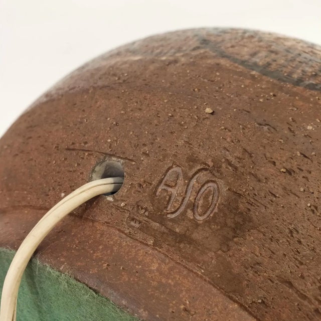Spanish Ceramic Table Lamp by ASO, 1960s For Sale - Image 10 of 11