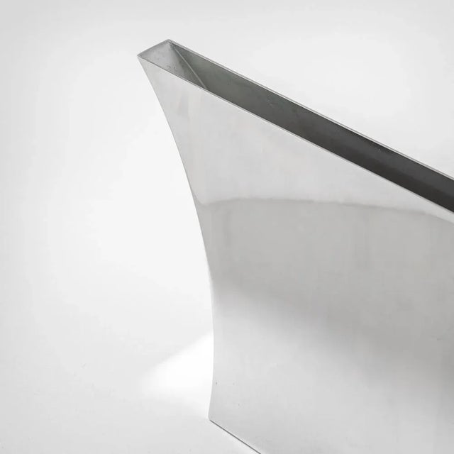 Silver Metal Persepoli Model Vase by Lino Sabattini, 1960s For Sale - Image 3 of 5