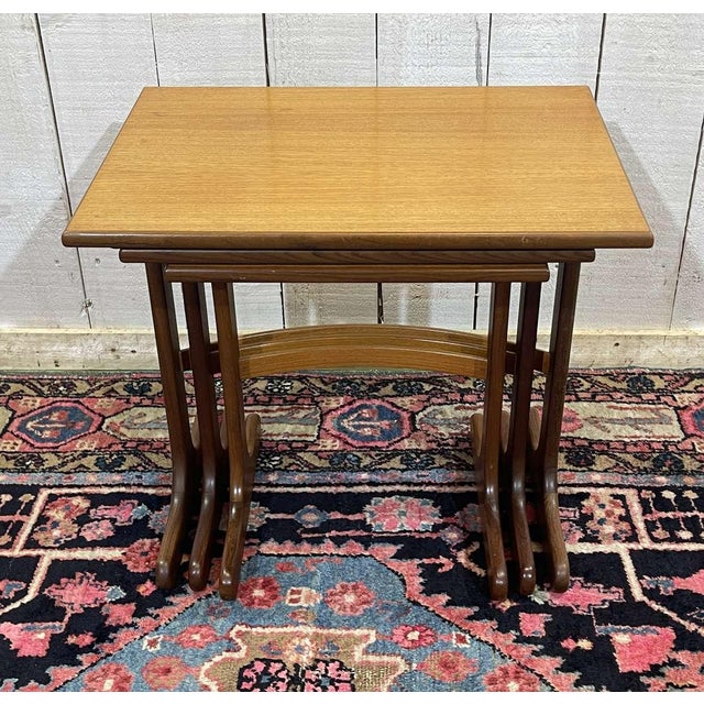 Vintage Nesting Tables in Teak from G-Plan, 1970s, Set of 3 For Sale - Image 3 of 10