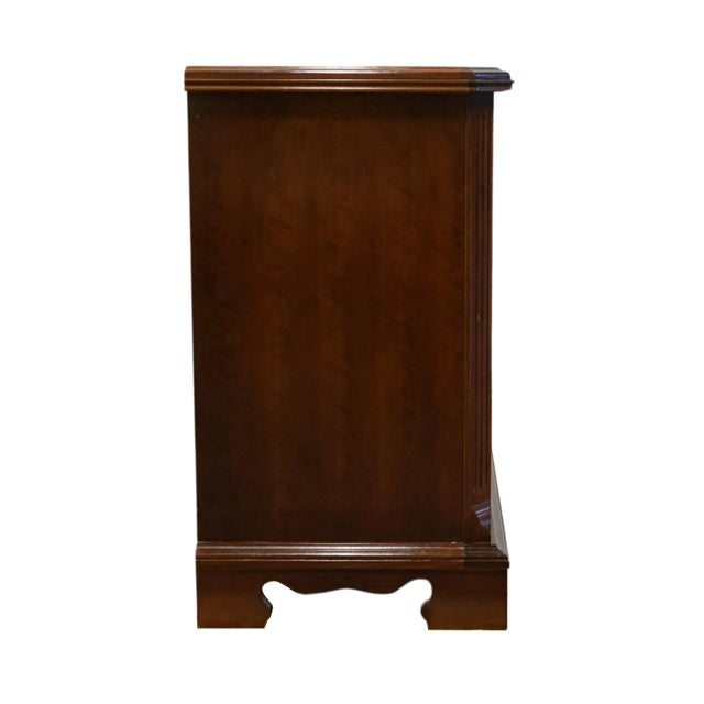 Bassett Furniture Eden House Collection Solid Cherry Traditional Style 50" Double Dresser 2072-237 For Sale - Image 10 of 12