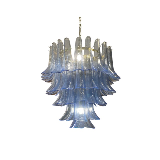 Blue Petals Ceiling Lamp For Sale